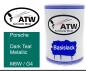 Preview: Porsche, Dark Teal Metallic, M6W / G4: 500ml Lackdose, von ATW Autoteile West.